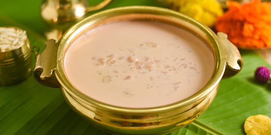 Palada payasam prepared by Adithya Catering Kitchen